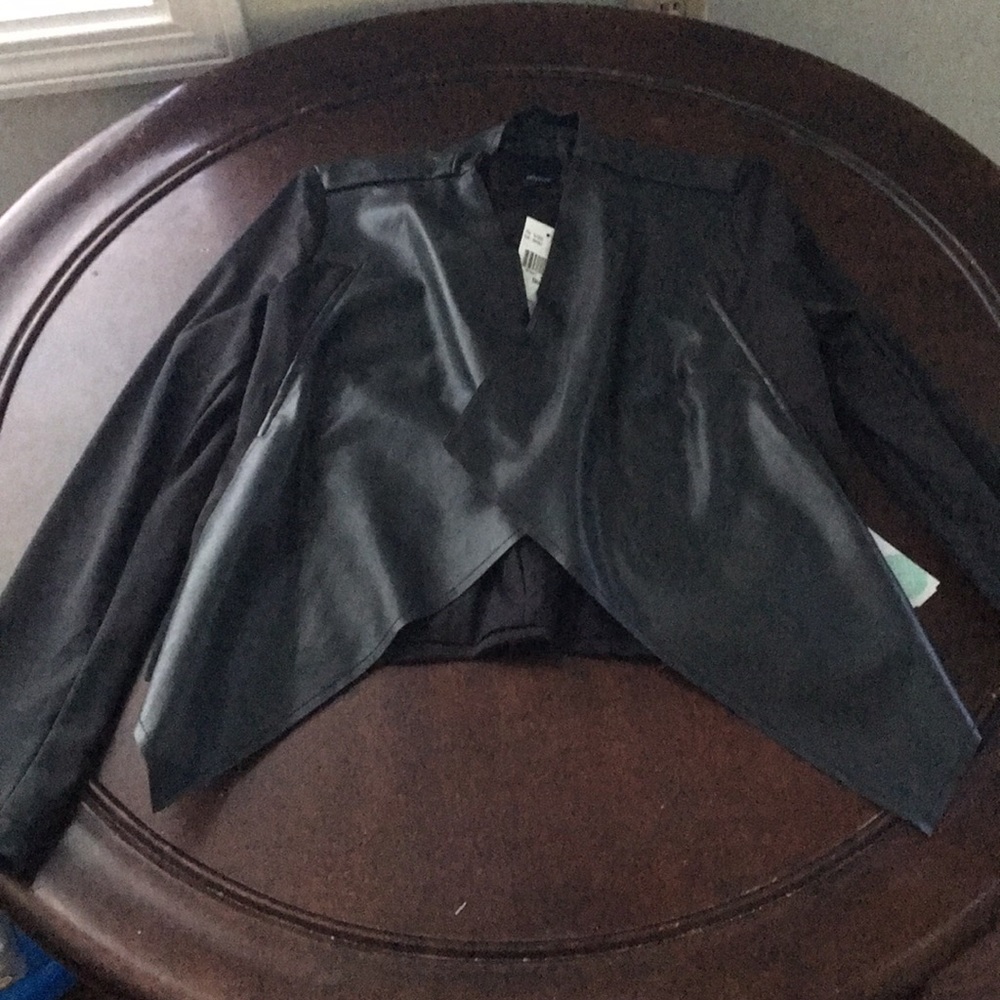 Faux leather jacket